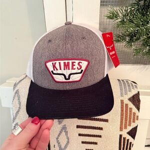 Kimes Ranch Two-Tone Cap in Gray and Black